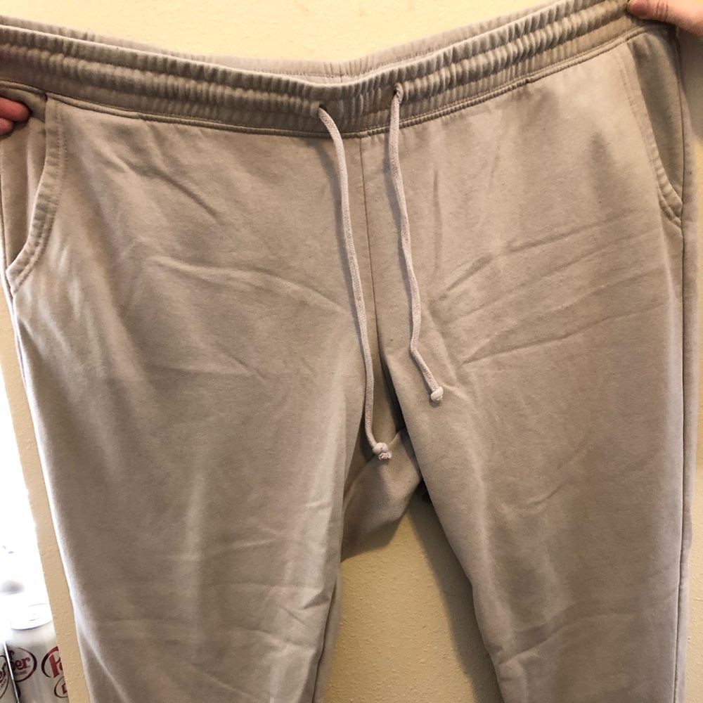 H&M sweats. Tan color.